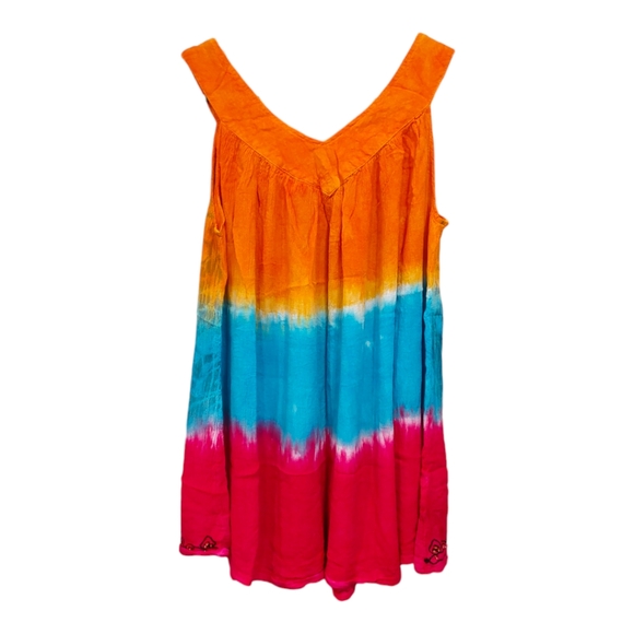 Free-form Colorful Indian Boho Top - Picture 2 of 7